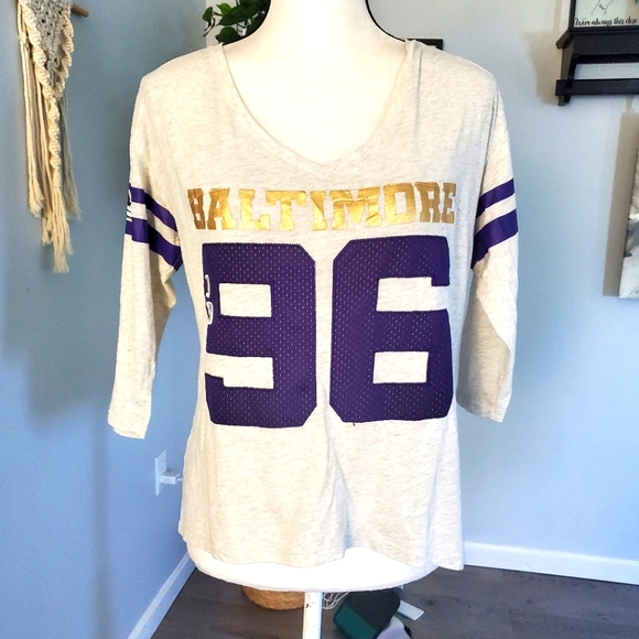 PINK Victoria's Secret Tops - VS PINK Baltimore Ravens S